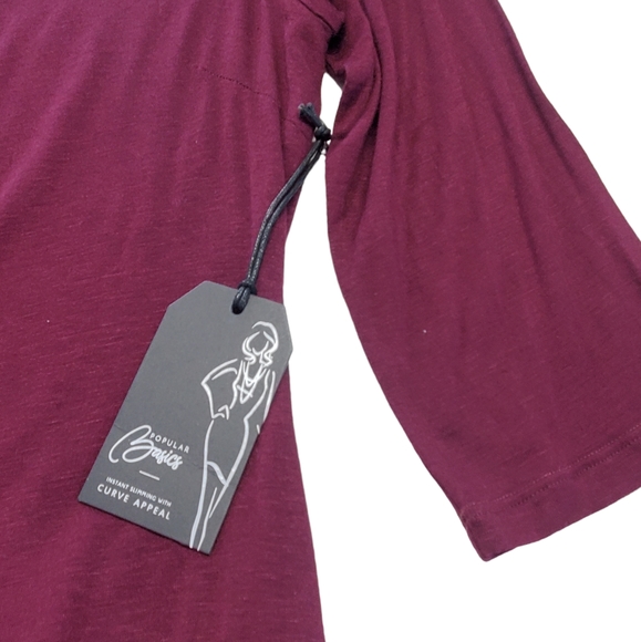 NWT Popular Basics Women's Dress Instant Slimming With Curve Appeal Size XL - Picture 4 of 13